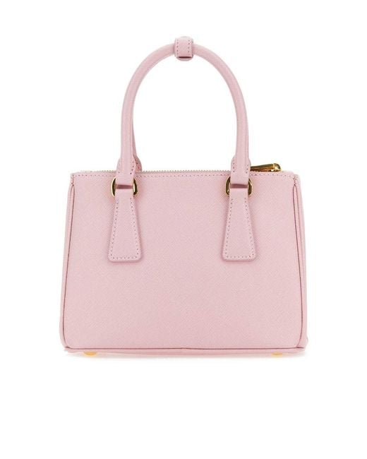 Prada Pink Mini Galleria Leather Bag