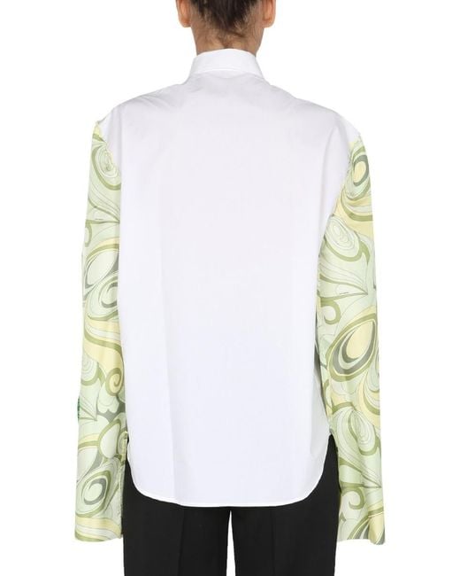 Raf Simons White Long-Sleeve Shirt