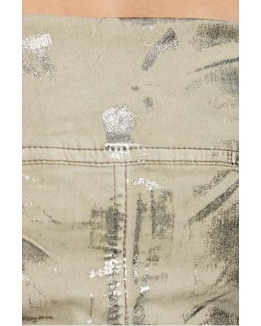 Rick Owens Natural Bustier Frayed-Hem Top