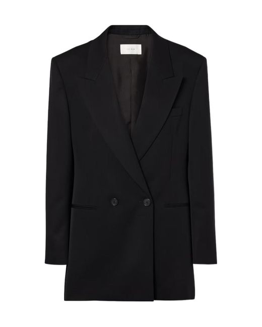 The Row Black Lumis Wool Blazer