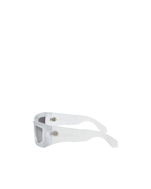 Off-White c/o Virgil Abloh White Rectangular Frame Sunglasses for men