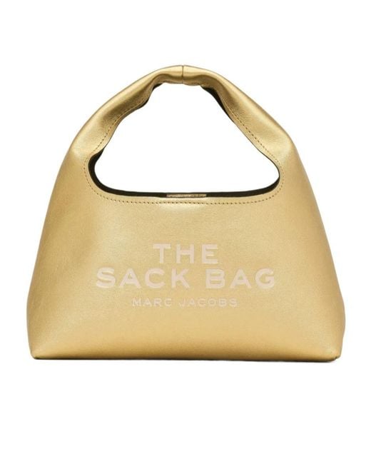 Marc Jacobs Metallic The Mini Sack Tote Bag
