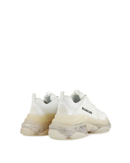 Balenciaga White Logo Casual Shoes