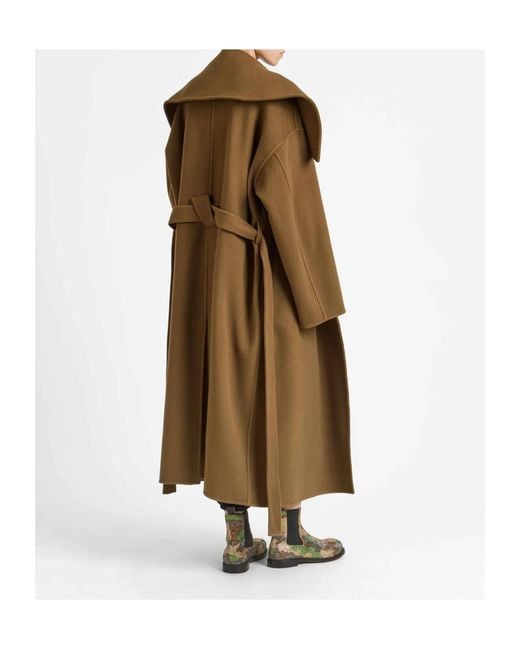 J.W. Anderson Natural Jw Anderson Longline Wrap Front Coat