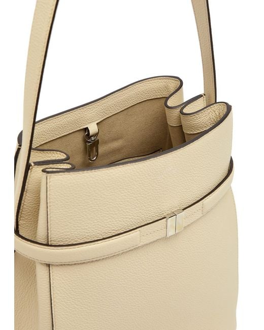 Totême Natural Leather Bucket Bag
