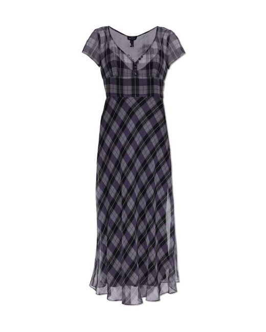 Marc Jacobs Blue Short-Sleeved Dress