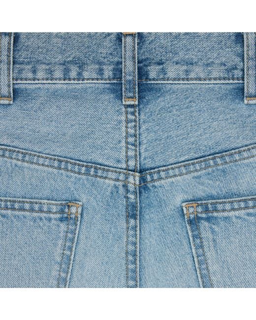 Céline Blue Multi-Pocket Flared Jeans