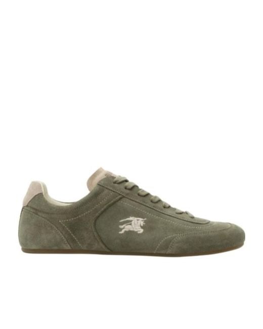 Burberry Green Knight Runner Lace-Up Sneakers for men