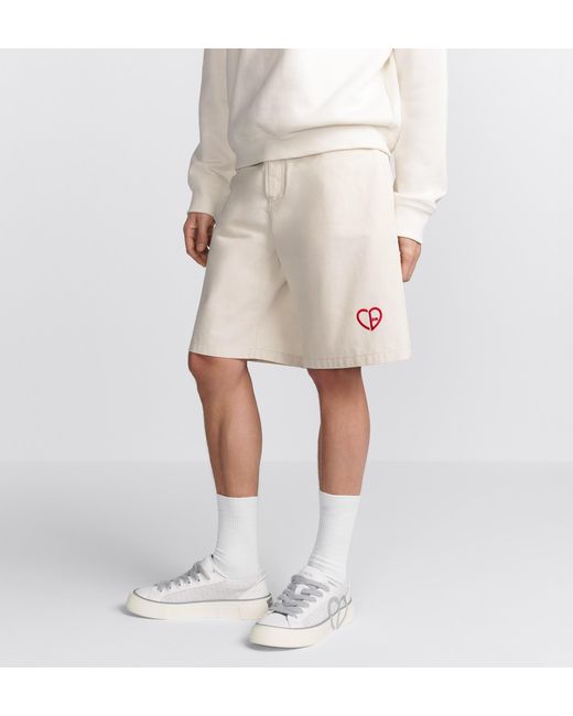 Dior Natural Homme Button Detailed Bermuda Shorts for men