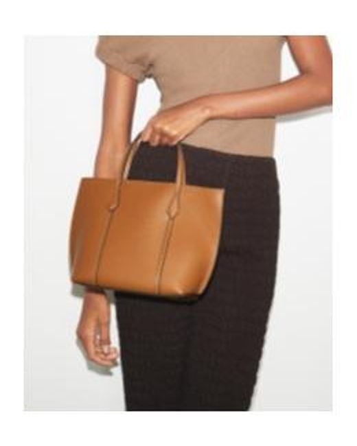 Tory Burch Brown Perry Mini Tote Bag for men