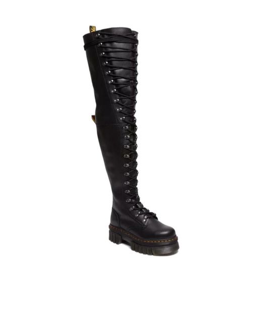 Dr. Martens Black Audrick 22I Xtrm Knee Boots for men
