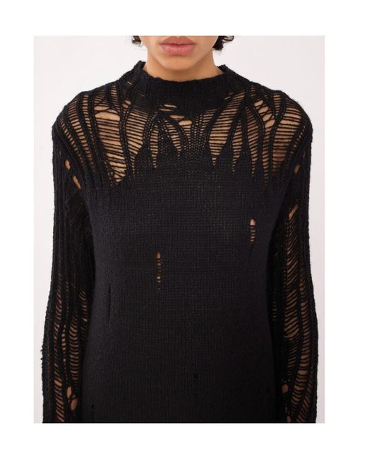 Chloé Black Chloé Fitted Mock-Neck Sweater