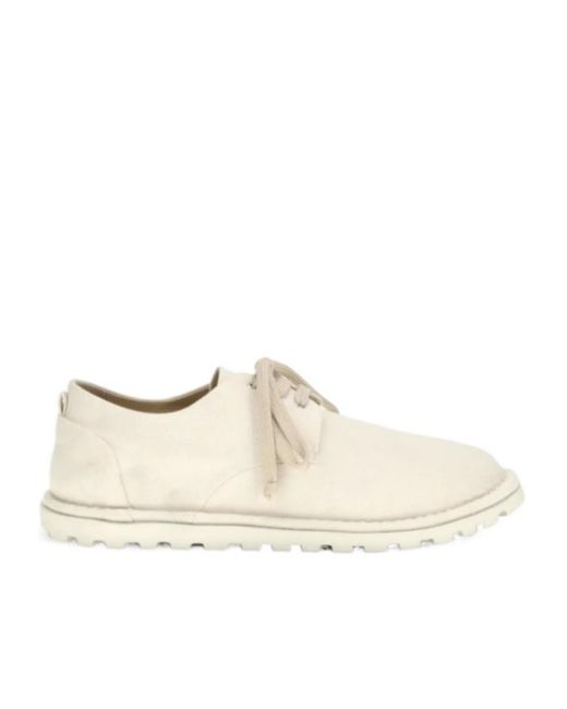 Marsèll White Lace-Up Casual Shoes for men