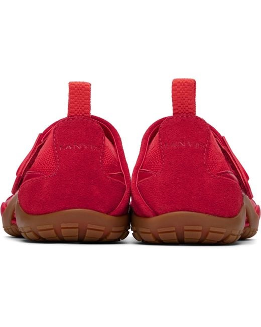 Lanvin Red Lnv1 Sneakers for men