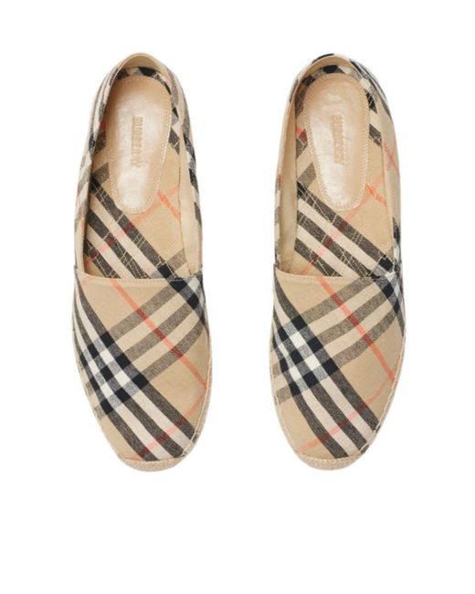 Burberry Natural Check Mews Espadrilles