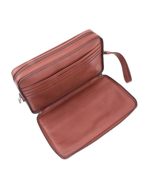 Bottega Veneta Red Knitted Clutch for men