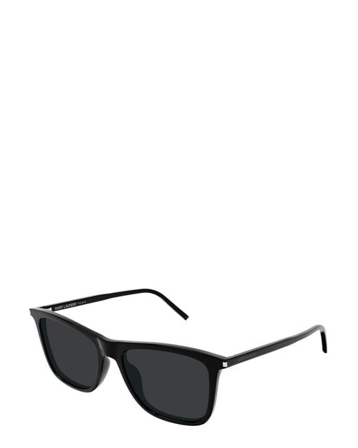 Saint Laurent Black Eyewear Square Frame Sunglasses for men