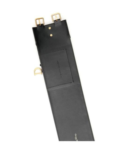 Dior Gray Saddle Decorative Belt