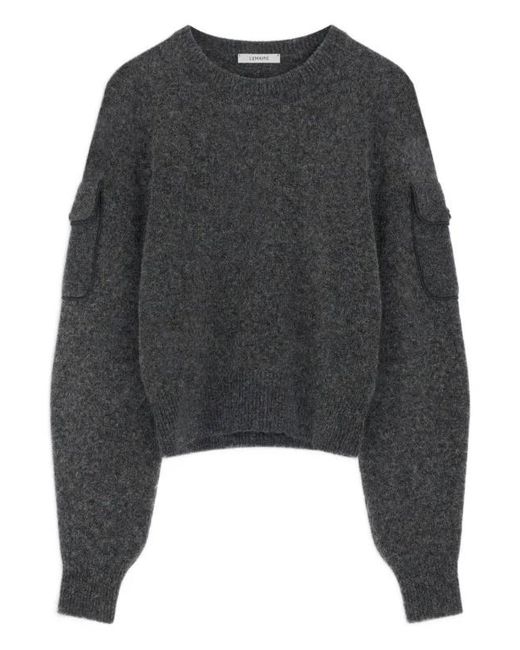 Lemaire Black Pockets Detailed Jumper