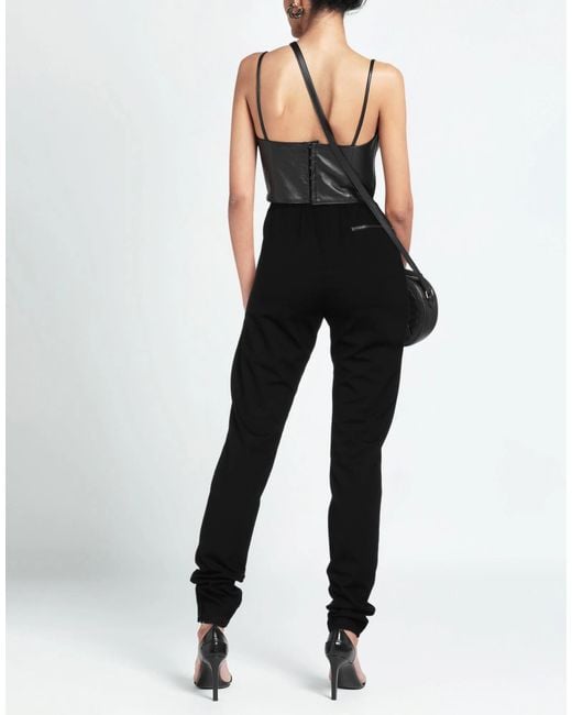 Dolce & Gabbana Black Solid Color Stretch Casual Pants