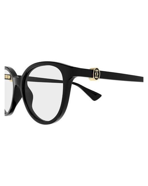 Cartier White Square Frame Glasses