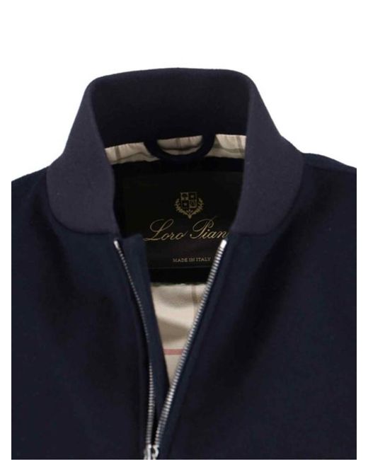 Loro Piana Blue Ivy Bomber Jacket for men