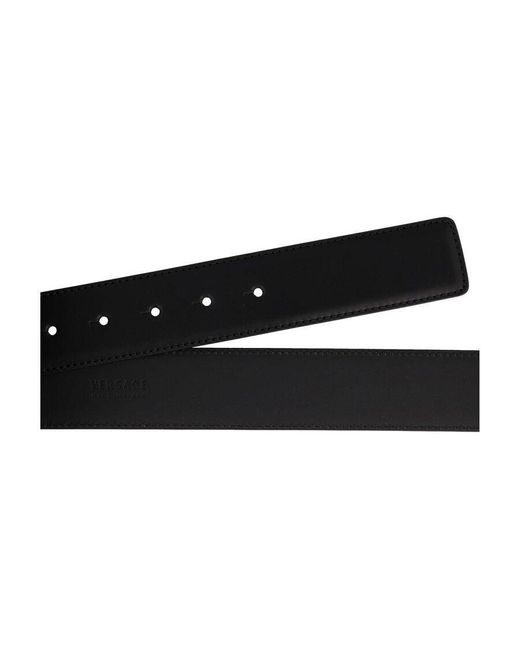 Versace Black Medusa Motif Belt for men