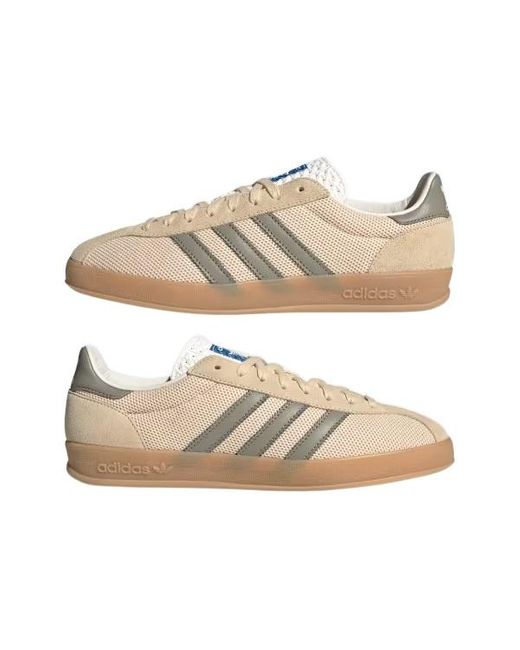 Adidas Originals Natural Gazelle Indoor Pro Lace-Up Sneakers for men