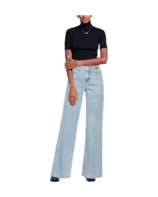 Isabel Marant Blue Light Wash Straight Leg Jeans