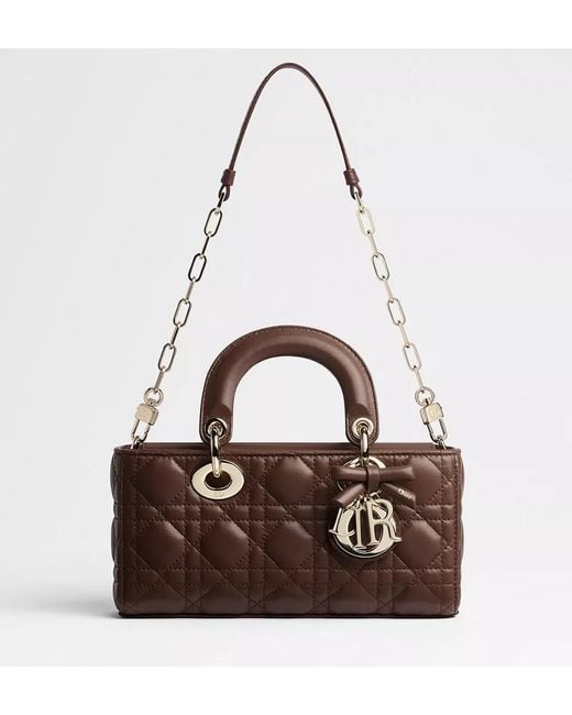 Dior Brown Small Lady D-Joy Bag