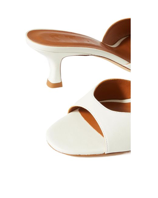 Staud Natural Leather Mules