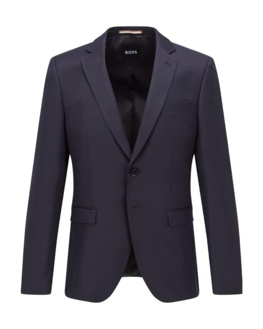 Boss Blue Boss Slim Fit Single-Breasted Jacket for men