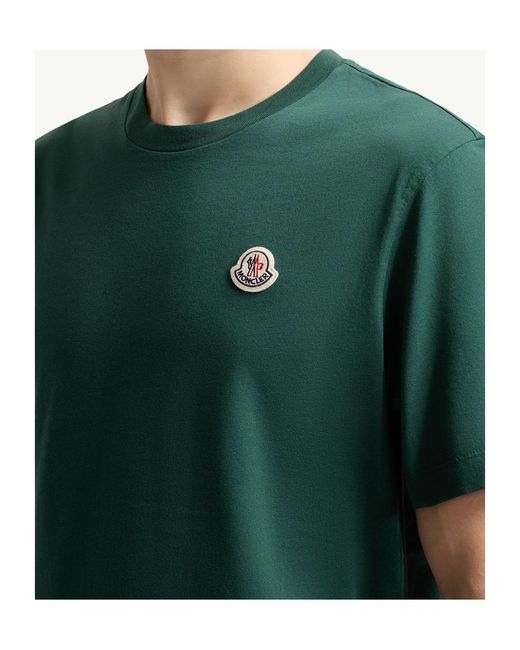 Moncler Green 3 Packs Logo Patch Crewneck T-Shirt for men