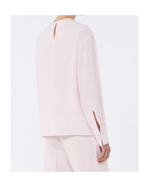 Max Mara Pink Crew Neck Shirt