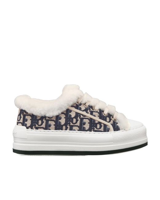 Dior White Low-Top Leisure Sneakers