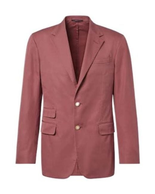 Dunhill Red Cavendish Cotton Blazer for men