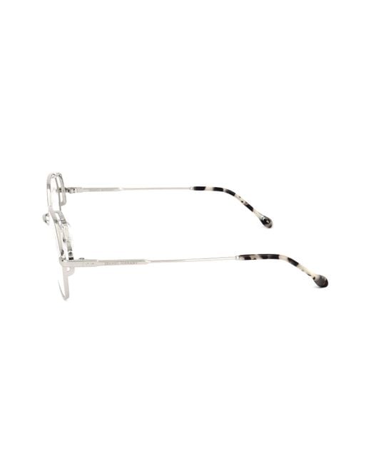 Isabel Marant White Full-Rimmed Glasses (With Non-Prescription Lenses)