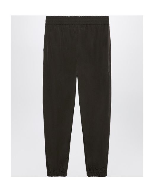 1989 STUDIO Black Elastic Waist Sports Pants for men
