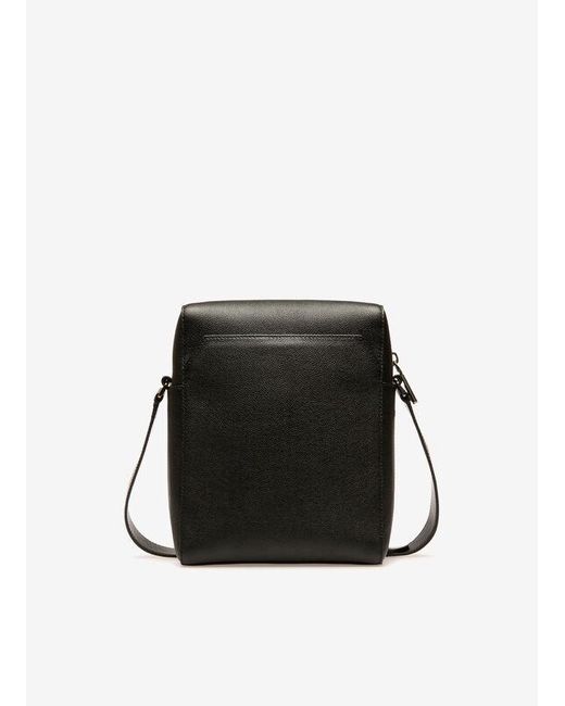 Bally Black Logo Strap Satchel for men