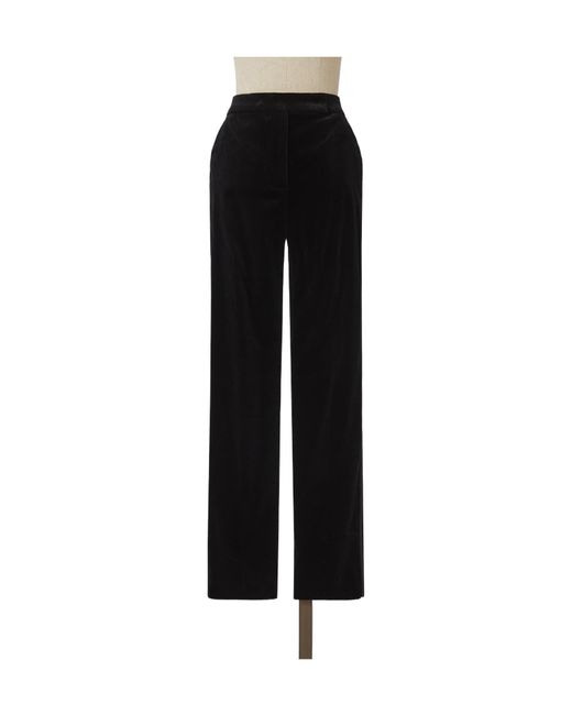 Max Mara Black Button Detailed Regular Fit Trousers