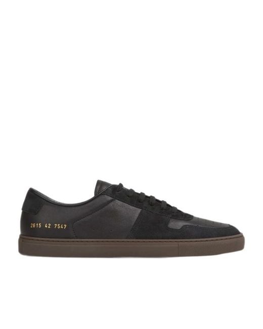 Common Projects Black Flat-Soled Sneakers for men