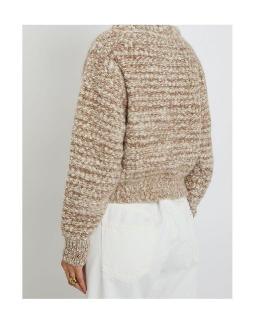 Isabel Marant Natural Dorota Chunky-Knit Alpaca-Blend Jumper
