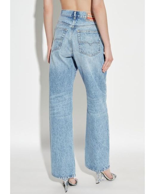 DIESEL Blue 1971 D-Sent L30 Straight-Leg Jeans