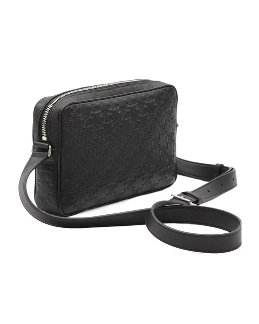 Céline Black Medium Messenger Bag for men