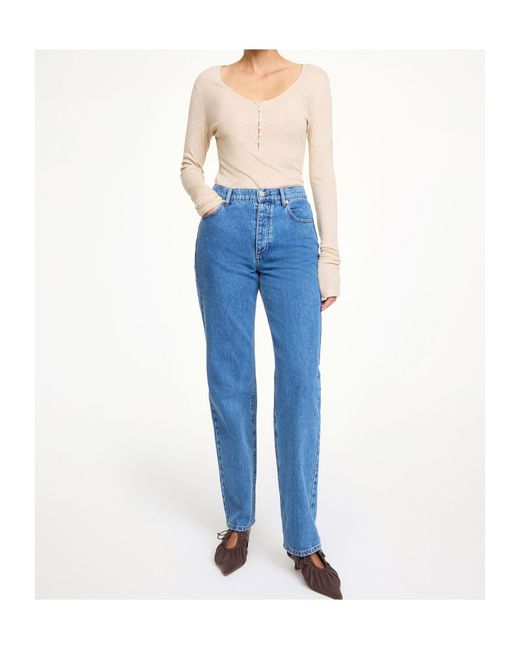 By Malene Birger Blue Chicago Five-Pocket Jeans