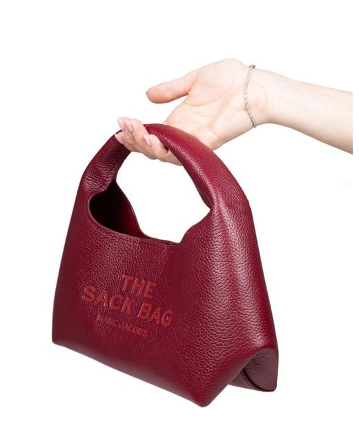 Marc Jacobs Purple The Mini Logo Patch Sack Bag