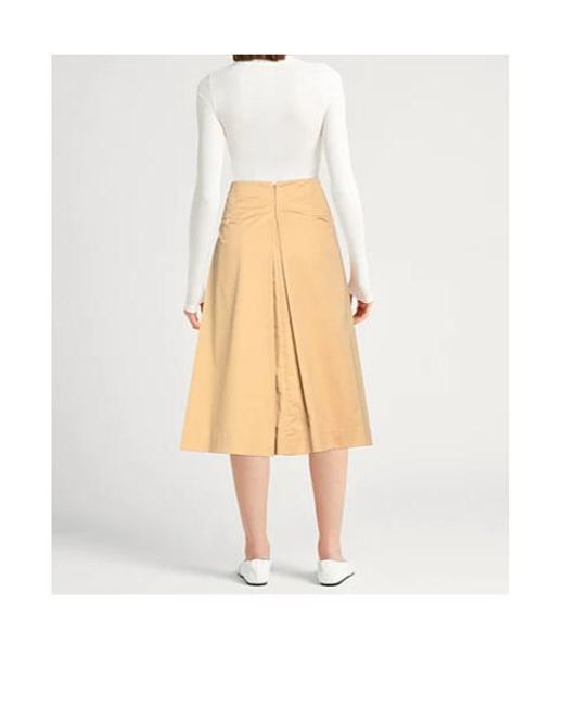 Tory Burch Natural Midi Skirts