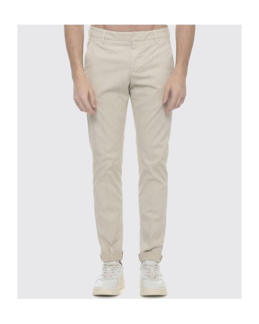 Dondup Natural Slim Chino Pants for men