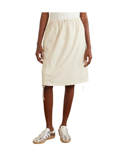 On Shoes White Recycled Shell Midi Skirt