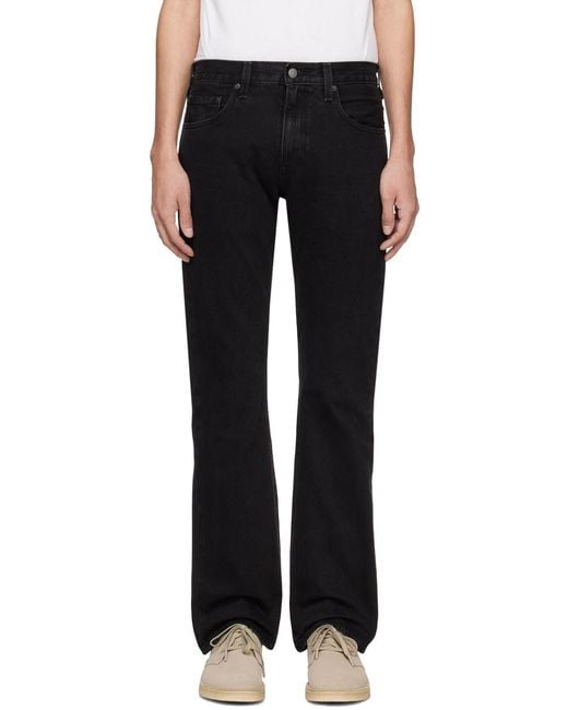 Levi's Black 517 Bootcut Jeans for men